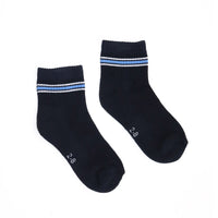 SOCK - Navy with Stripes